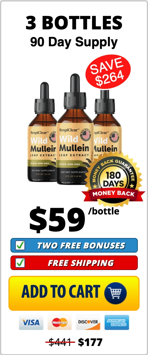 RespiClear three bottles order